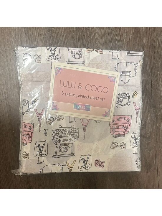 Lulu & Coco Other - Lulu & Coco 3-Piece Printed Sheet Set full size